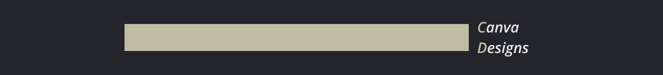 The Canva Designs Section